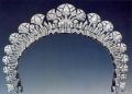(1988) Lotus Halo Tiara; Wedding gift from her in-laws