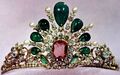 (2021) Emerald Tiara; Wedding gift from her in-laws