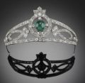 (2017) Art Deco Emerald Tiara; 16th birthday gift from her parents