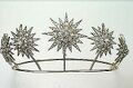 Starburst Button Tiara