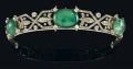 (1999) Emerald Cabochon Tiara; Wedding gift from her in-laws