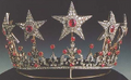 Ruby Tiara (Star Setting)