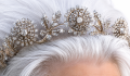 (2023) Diamond Floral Tiara; Wedding gift from her parents