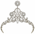 (2024) Diamond Necklace Tiara; Wedding gift from her in-laws