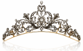 (1969) Diamond Scroll Tiara; 16th birthday gift from her parents