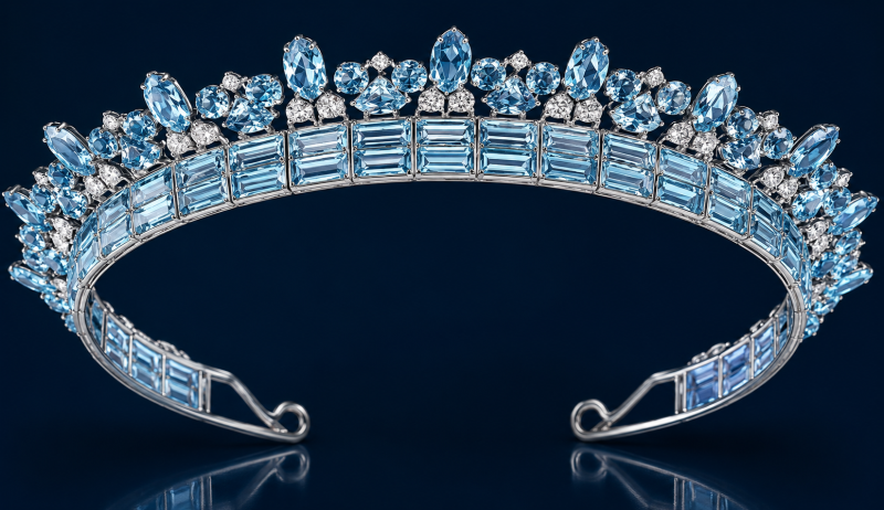 File:Tiaras Liechtenstein Tatjana Aquamarine Art Deco Tiara.png